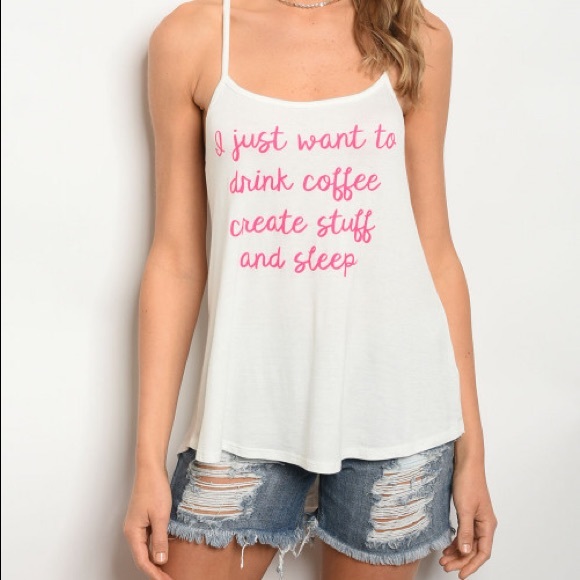 Graphic tank top - Coffee lovers - Picture 3 of 3